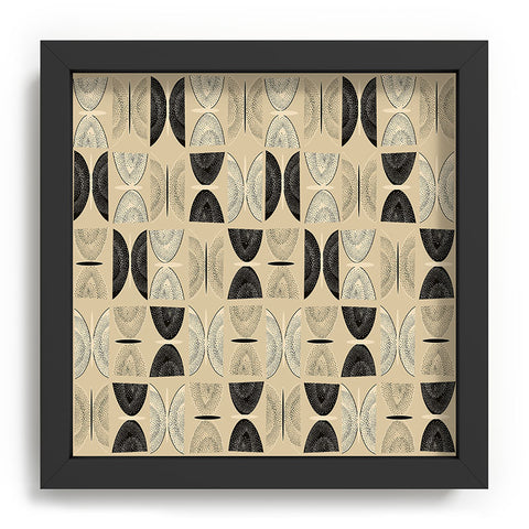 Mirimo Butterflies Abstract Beige Recessed Framing Square
