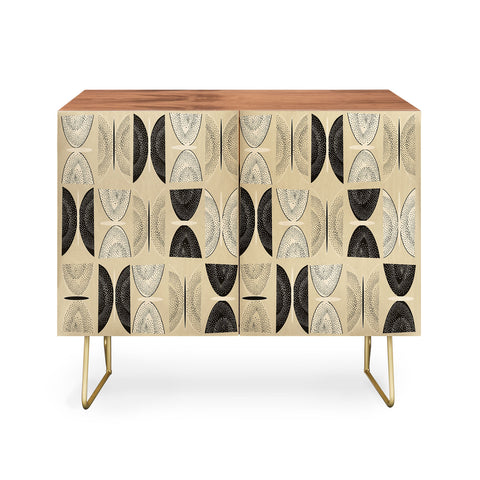 Mirimo Butterflies Abstract Beige Credenza