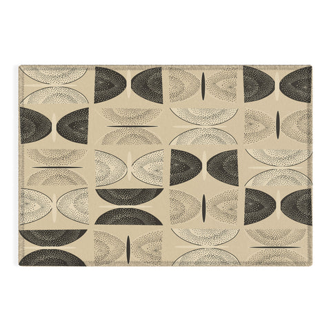 Mirimo Butterflies Abstract Beige Outdoor Rug