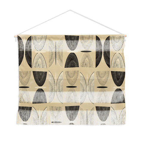 Mirimo Butterflies Abstract Beige Wall Hanging Landscape