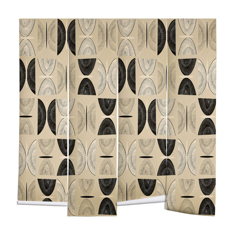 Mirimo Butterflies Abstract Beige Wall Mural