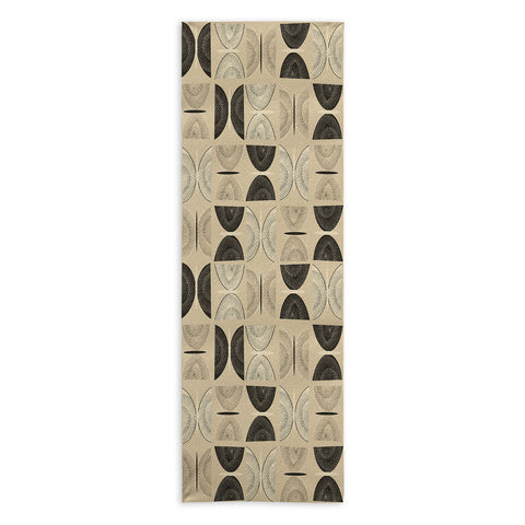 Mirimo Butterflies Abstract Beige Yoga Towel