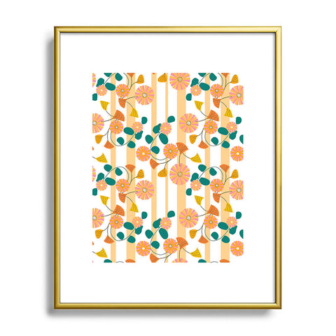 Mirimo Calendula Metal Framed Art Print