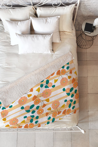 Mirimo Calendula Fleece Throw Blanket