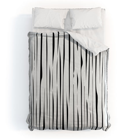 Mirimo Cascade Black on Grey Comforter