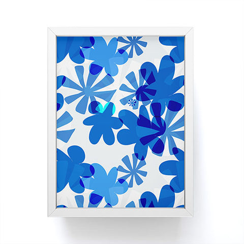 Mirimo Cobalt Blooms Framed Mini Art Print