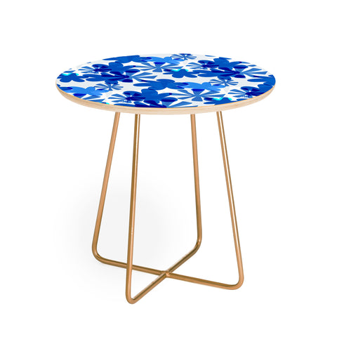 Mirimo Cobalt Blooms Round Side Table