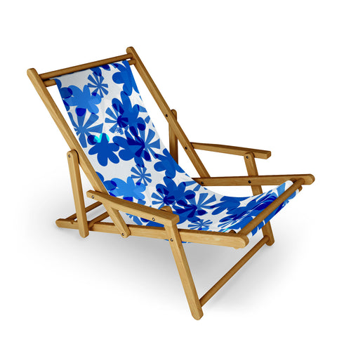 Mirimo Cobalt Blooms Sling Chair