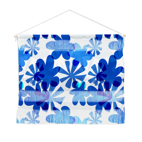 Mirimo Cobalt Blooms Wall Hanging Landscape