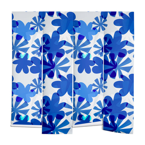 Mirimo Cobalt Blooms Wall Mural