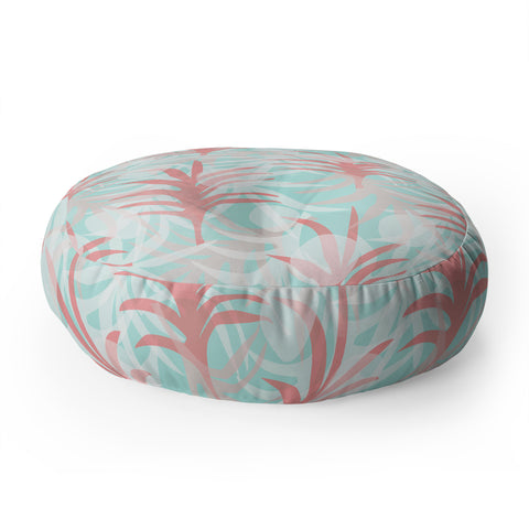 Mirimo Coral Forest Floor Pillow Round