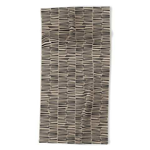 Mirimo Dacca Black Beach Towel