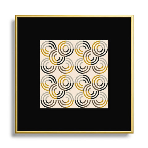 Mirimo Dance Fall Square Metal Framed Art Print