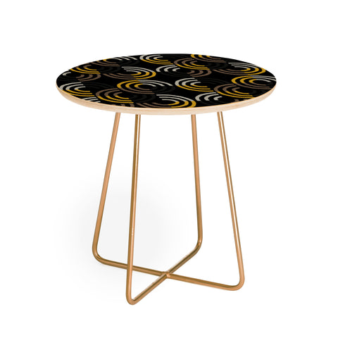Mirimo Dance on Black Round Side Table