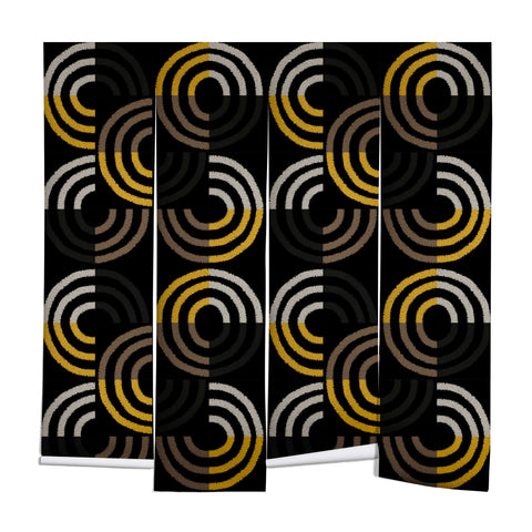 Mirimo Dance on Black Wall Mural