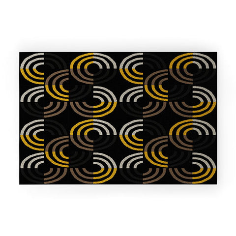 Mirimo Dance on Black Welcome Mat