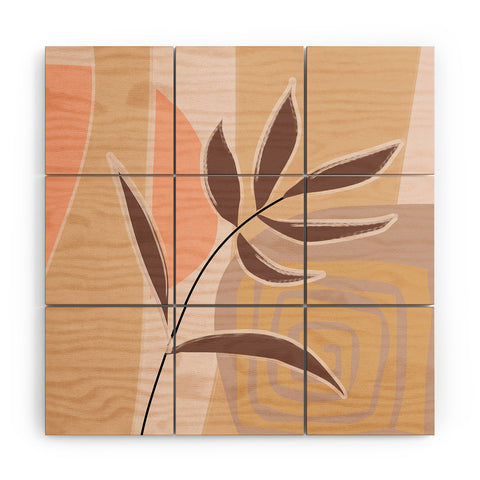 Mirimo Desert Life Wood Wall Mural