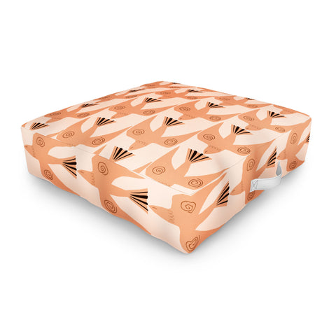 Mirimo Doves Terracotta Outdoor Floor Cushion