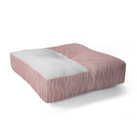 Mirimo Duette Rose Floor Pillow Square