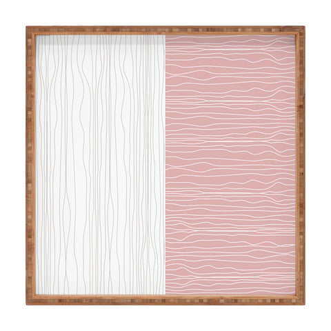 Mirimo Duette Rose Square Tray