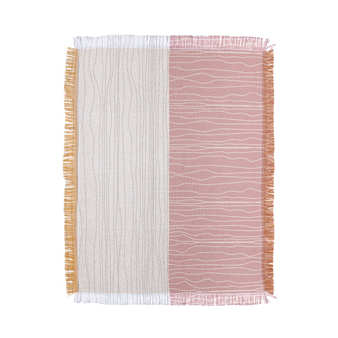 Mirimo Duette Rose Throw Blanket