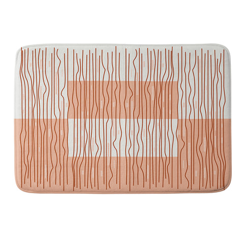 Mirimo Earthy Lines Memory Foam Bath Mat
