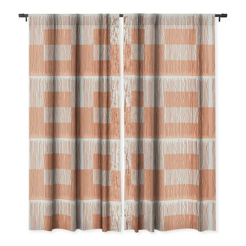 Mirimo Earthy Lines Blackout Window Curtain