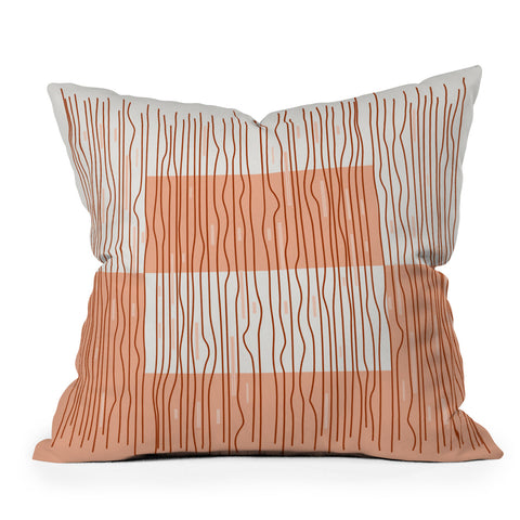 Mirimo Earthy Lines Outdoor Throw Pillow