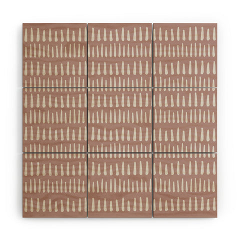 Mirimo Earthy Tribal Wood Wall Mural