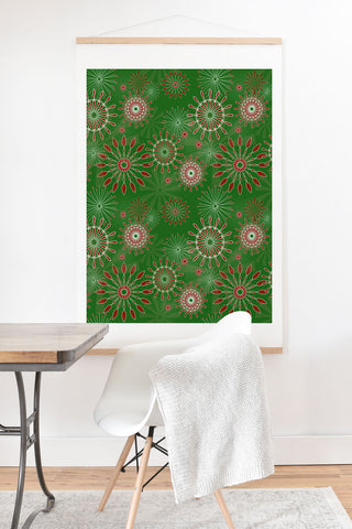 Mirimo Festivity Green Art Print And Hanger