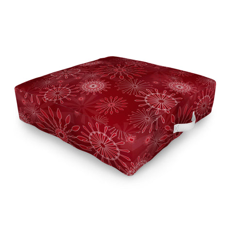 Mirimo Festivity Red Outdoor Floor Cushion
