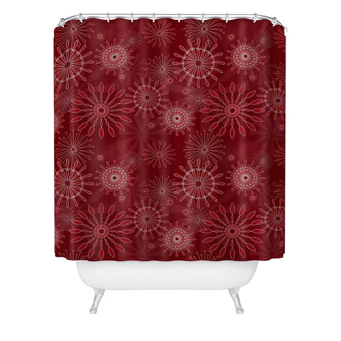 Mirimo Festivity Red Shower Curtain