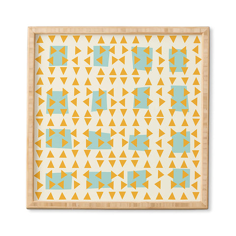 Mirimo Fez Turquoise Framed Wall Art