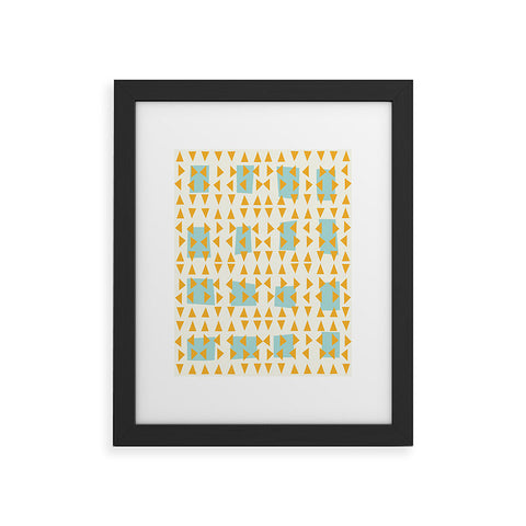 Mirimo Fez Turquoise Framed Art Print