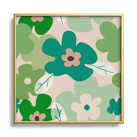 Mirimo FloraPop Spring Metal Square Framed Art Print