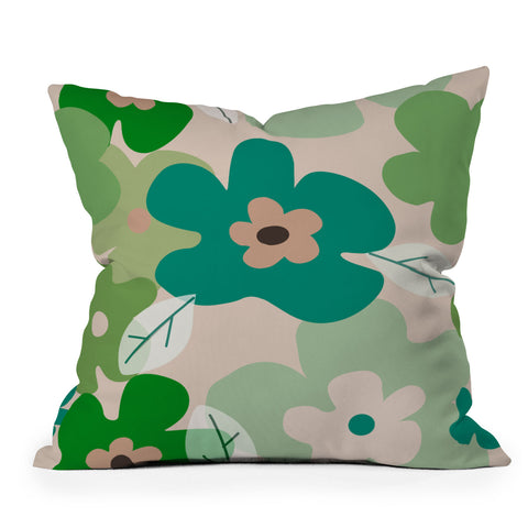 Mirimo FloraPop Spring Throw Pillow