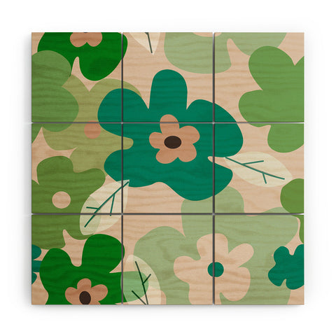 Mirimo FloraPop Spring Wood Wall Mural