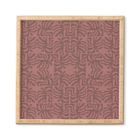 Mirimo Folie Mauve Framed Wall Art