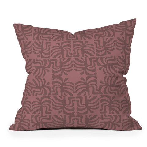 Mirimo Folie Mauve Throw Pillow