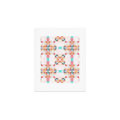 Mirimo Geometric Damask Art Print