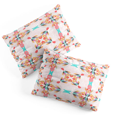 Mirimo Geometric Damask Pillow Shams