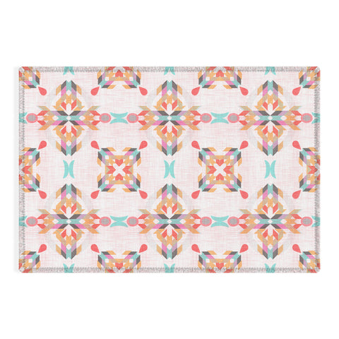 Mirimo Geometric Damask Outdoor Rug