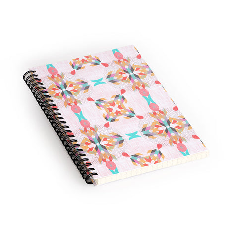 Mirimo Geometric Damask Spiral Notebook