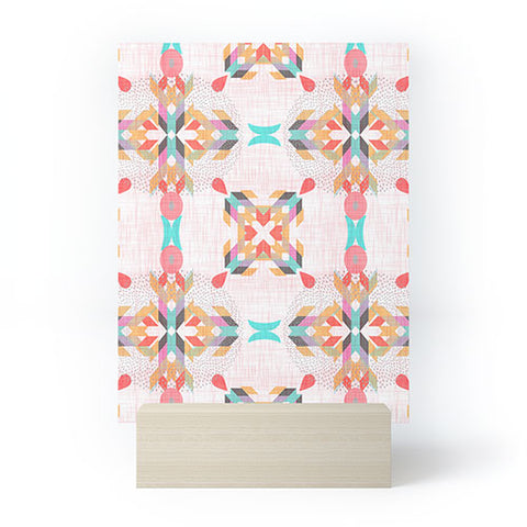 Mirimo Geometric Damask Mini Art Print