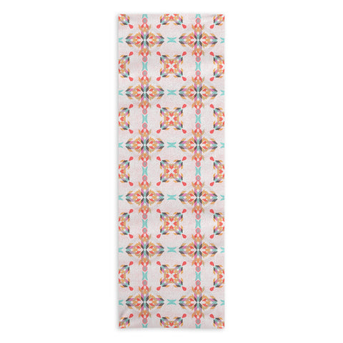 Mirimo Geometric Damask Yoga Towel