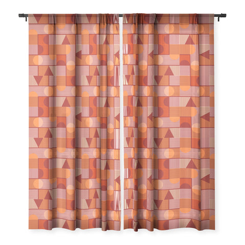 Mirimo Geometrica 24 Sheer Window Curtain