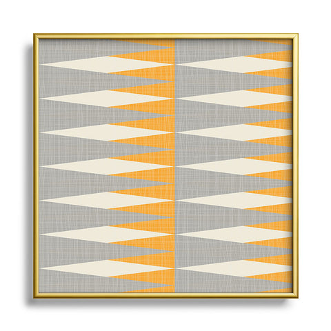 Mirimo GeoTribe Metal Square Framed Art Print