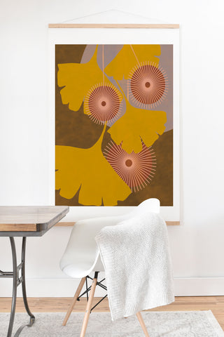 Mirimo Gingko Fall Art Print And Hanger