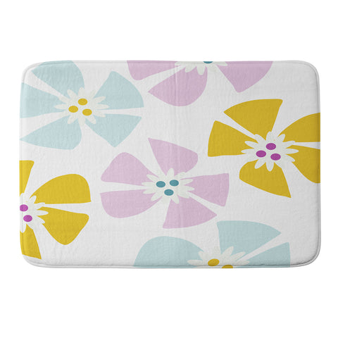 Mirimo Happy Blooms Memory Foam Bath Mat