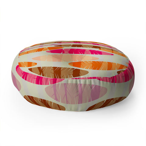 Mirimo Hot Hot Leaves Floor Pillow Round